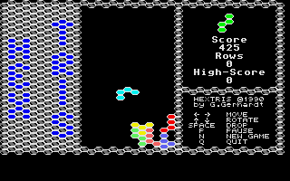 Hextris atari screenshot